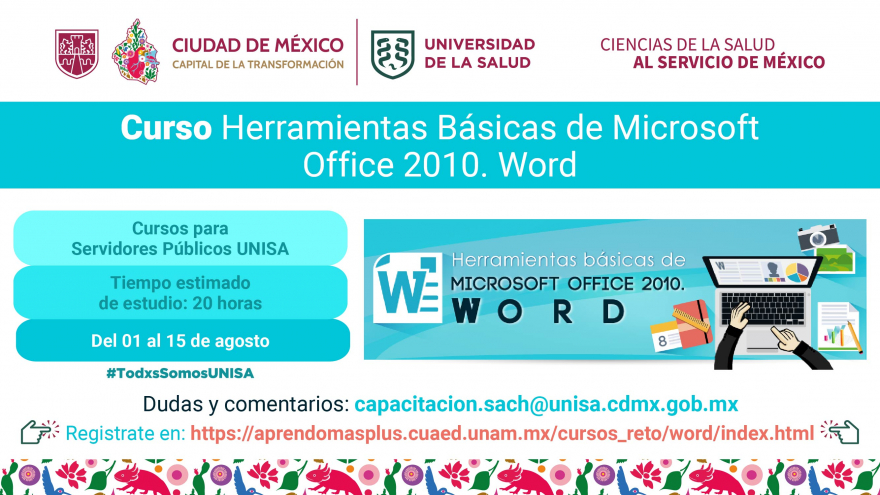 Curso Herramientas Básicas de Microsoft Office 2010. Word