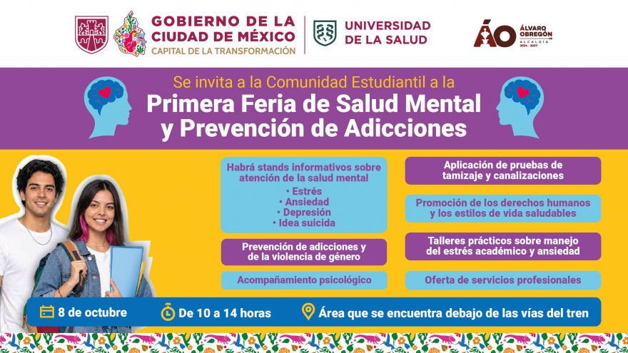 Primera Feria de Salud Mental y Prevención de Adicciones
